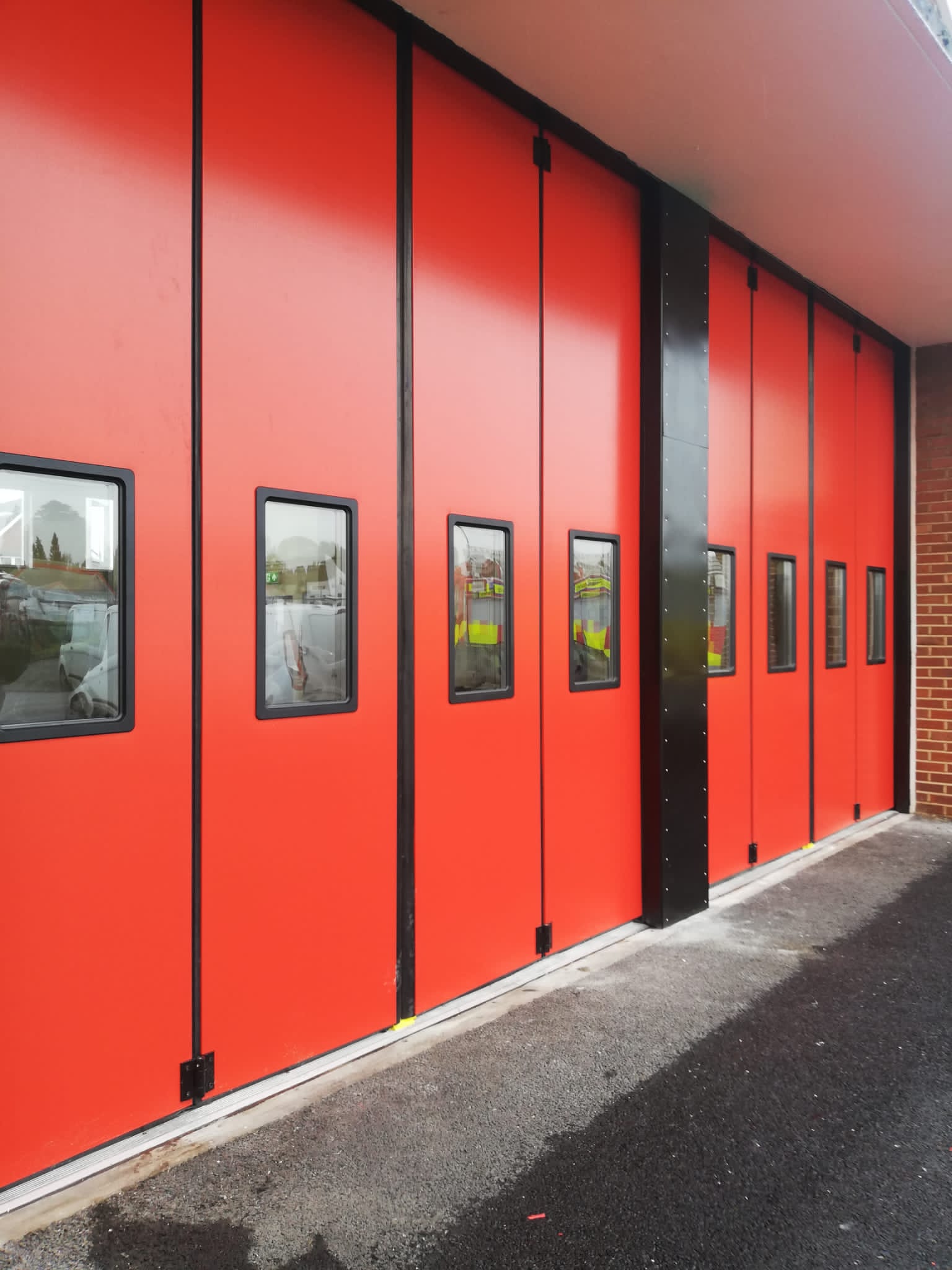 Fire station door extenral